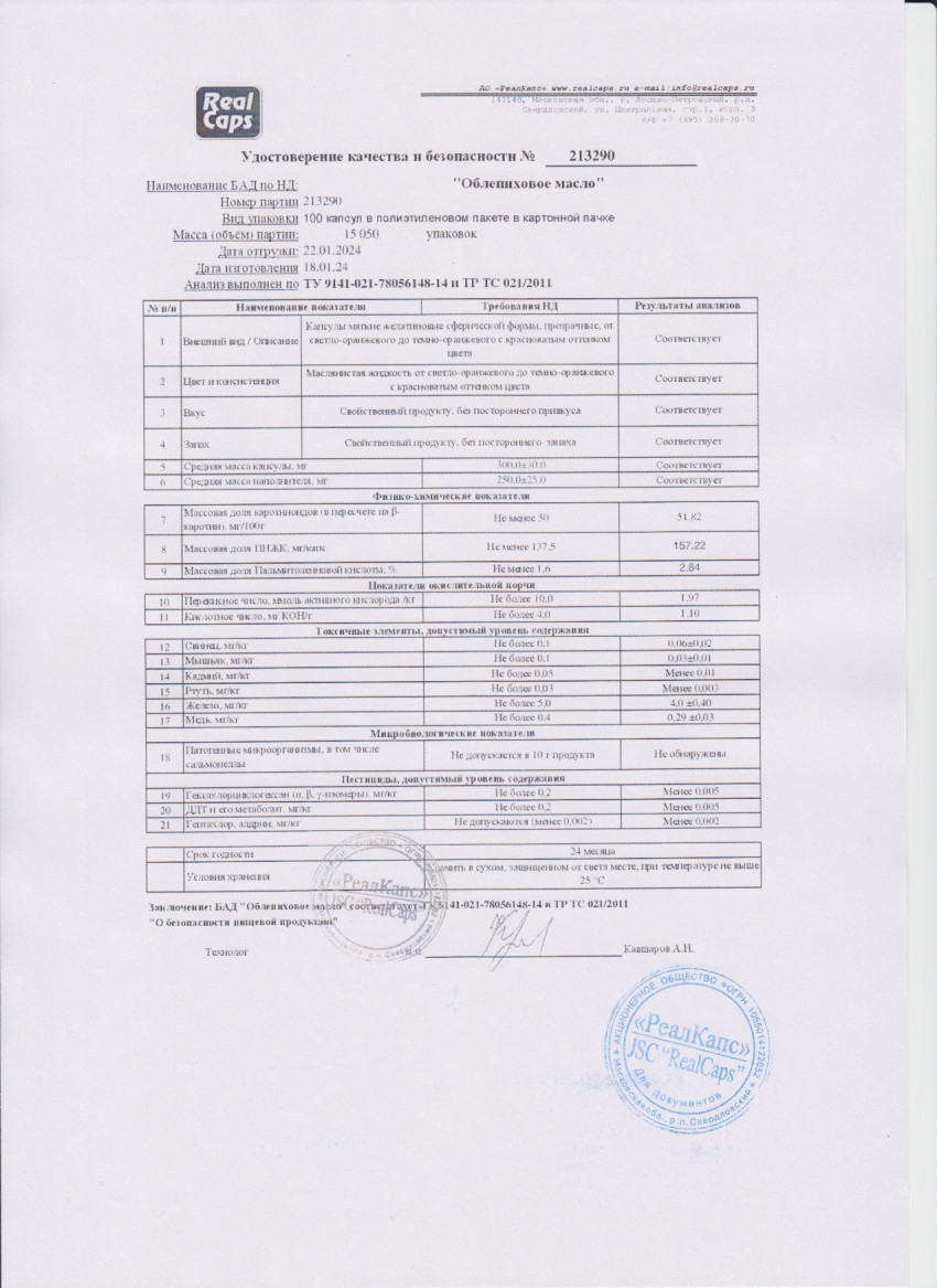 Паспорт №012024